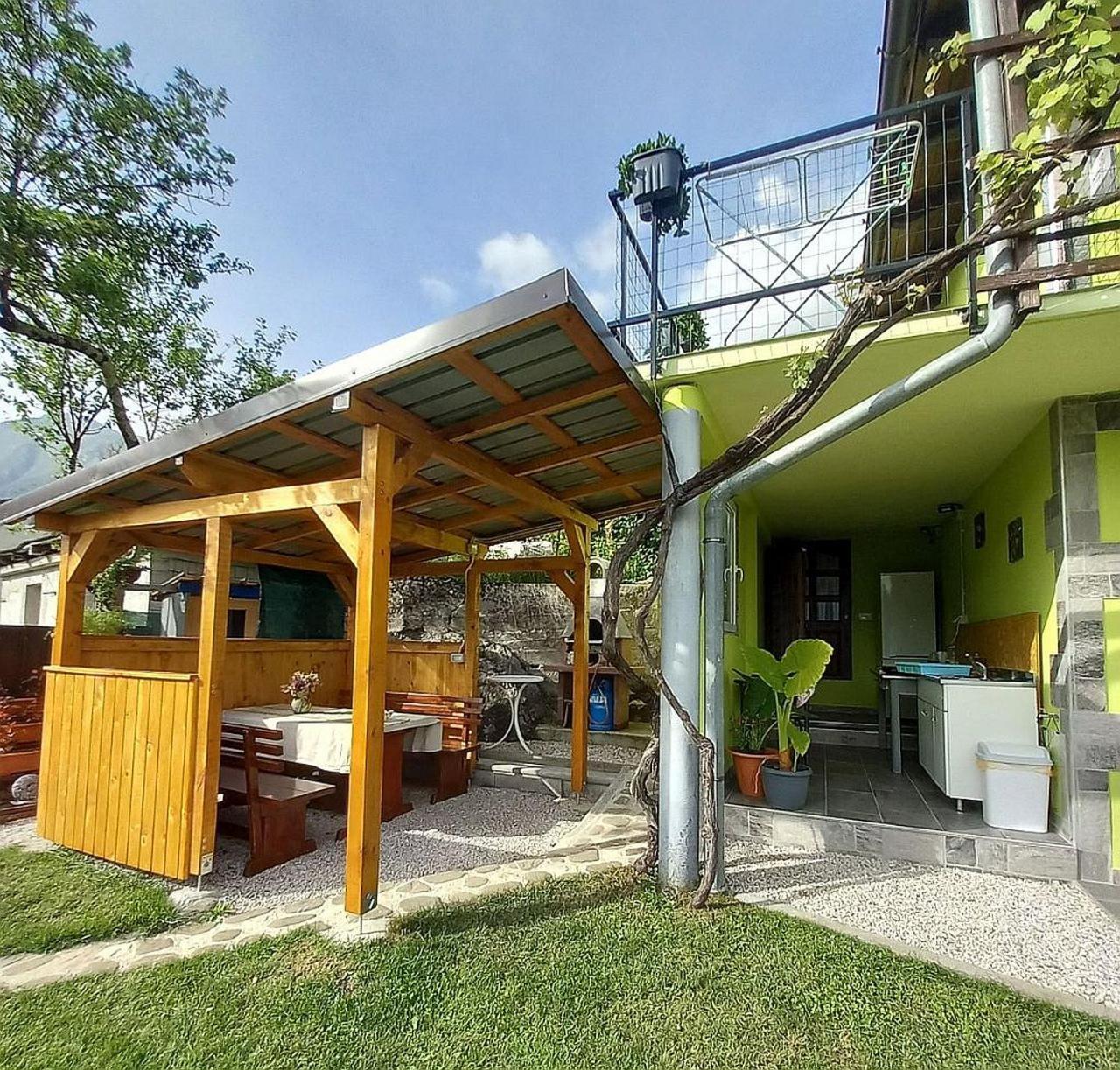 Krampez Hotel Kobarid Kültér fotó