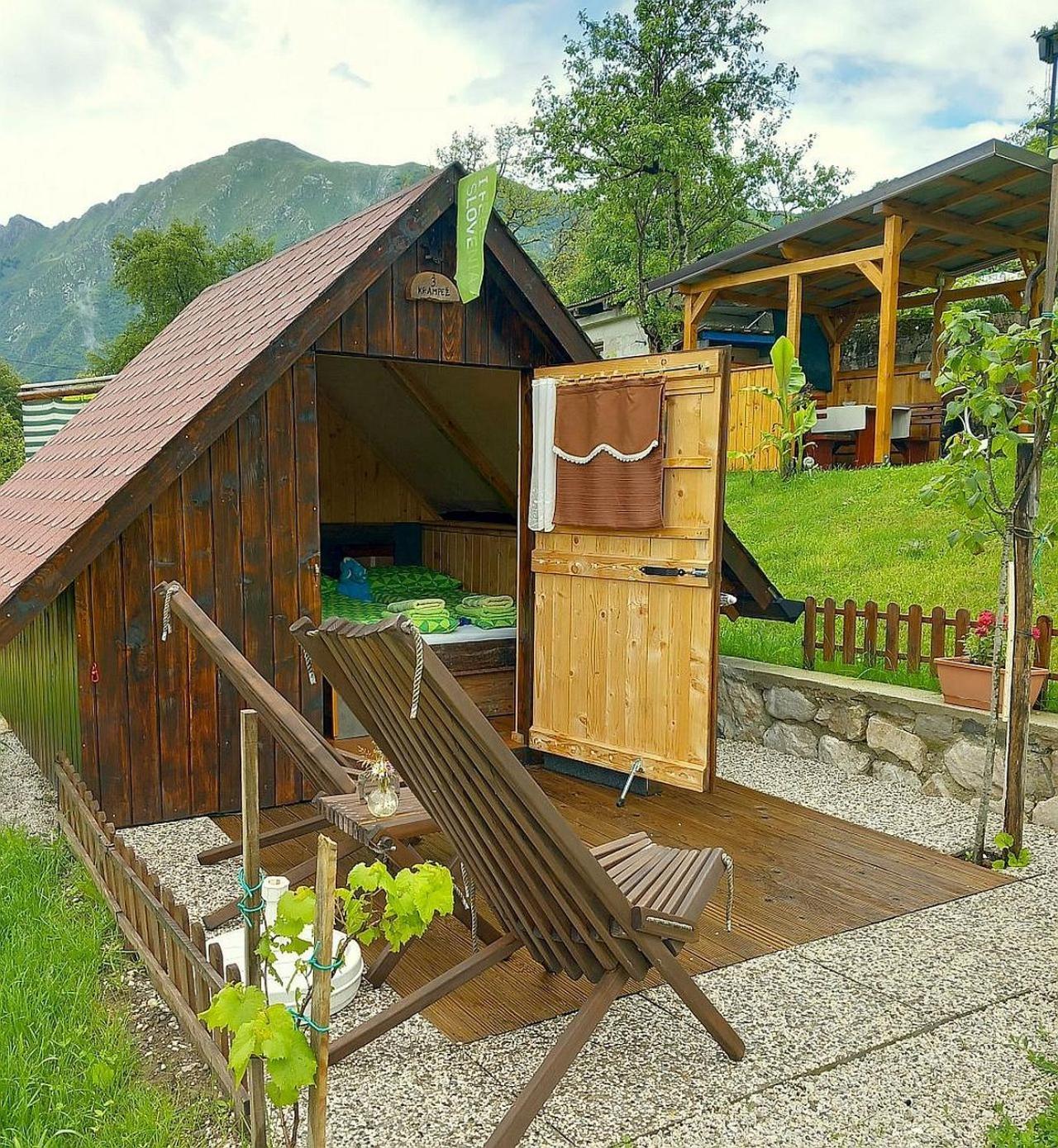 Krampez Hotel Kobarid Kültér fotó